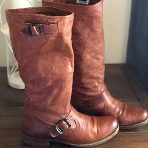 Frye Veronica Slouch Whiskey Vintage Leather 9